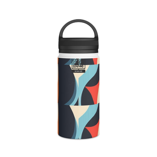 Stainless Steel Water Bottle, Handle Lid