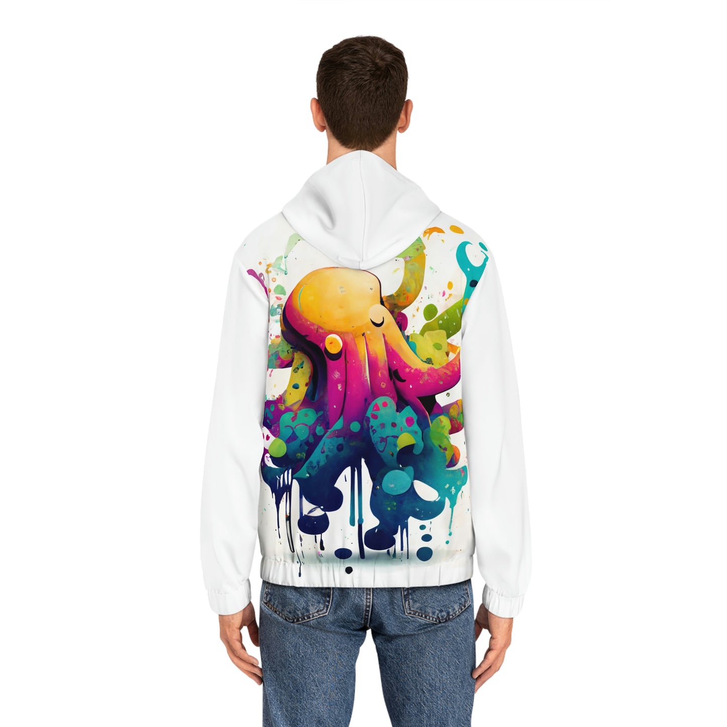 Men's Full-Zip Hoodie - Hiphoctopus 2