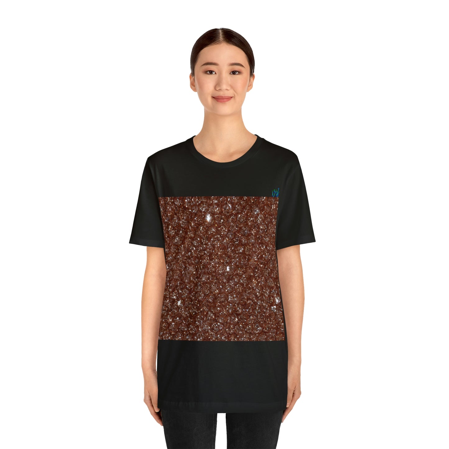 Brown Diamond Collage Tee