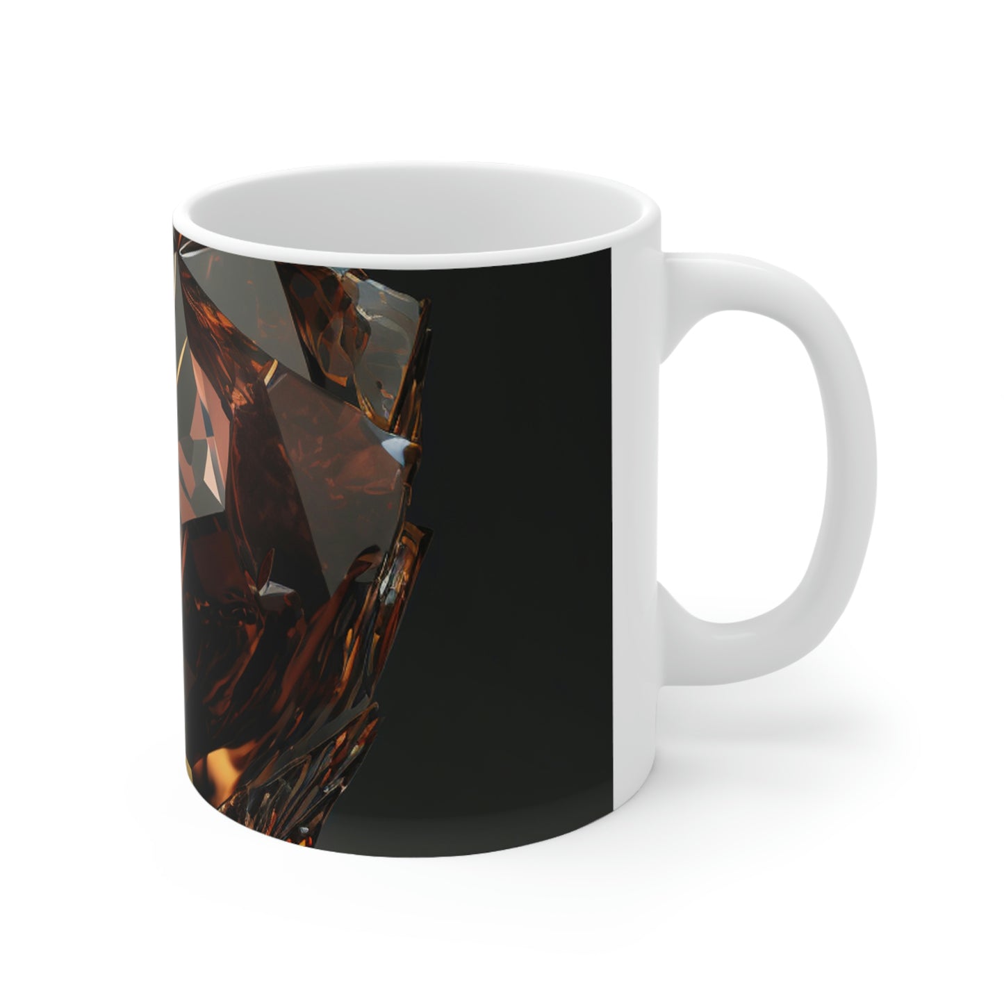 Brown Diamond Coffee Mug