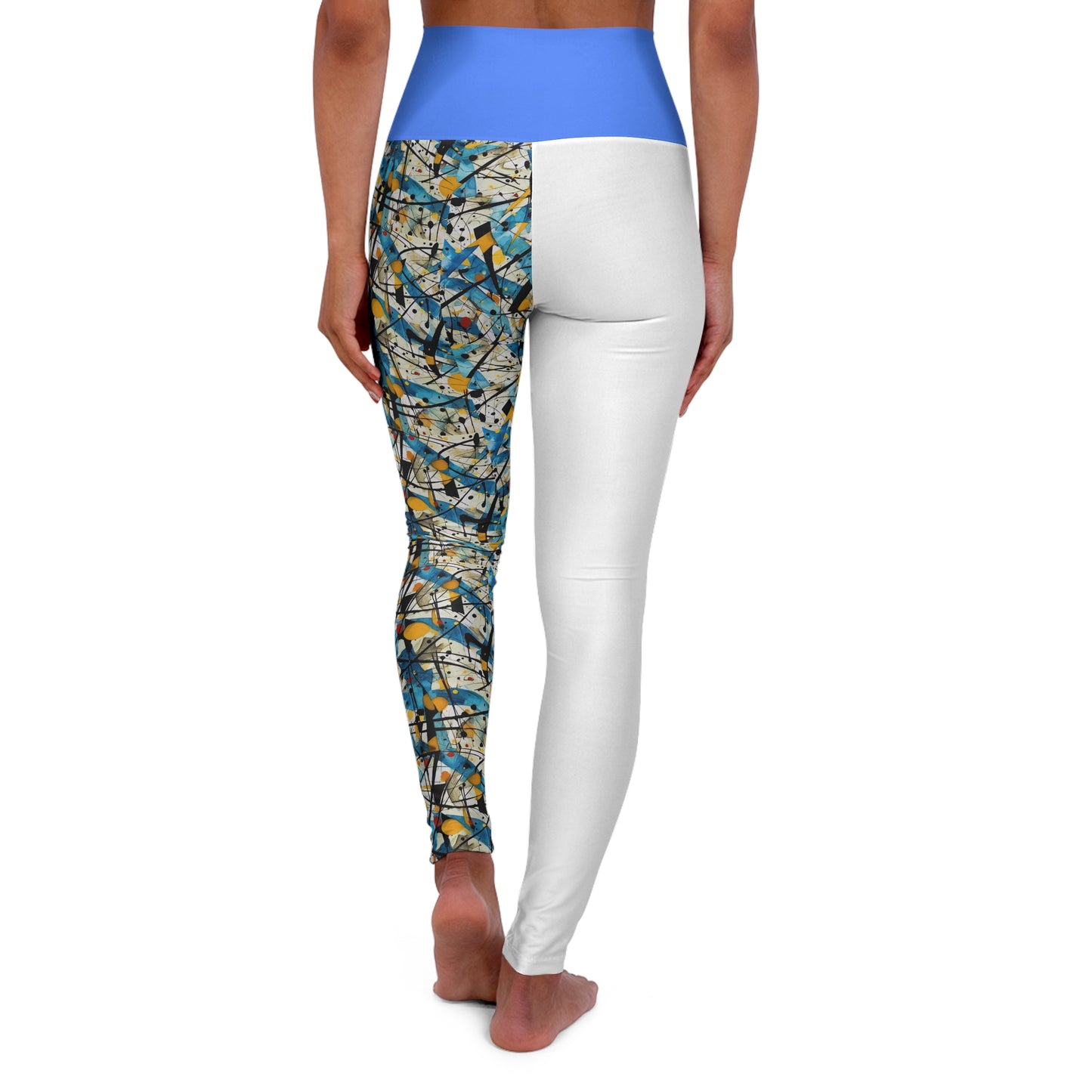 High Waisted Yoga Leggings (AOP)