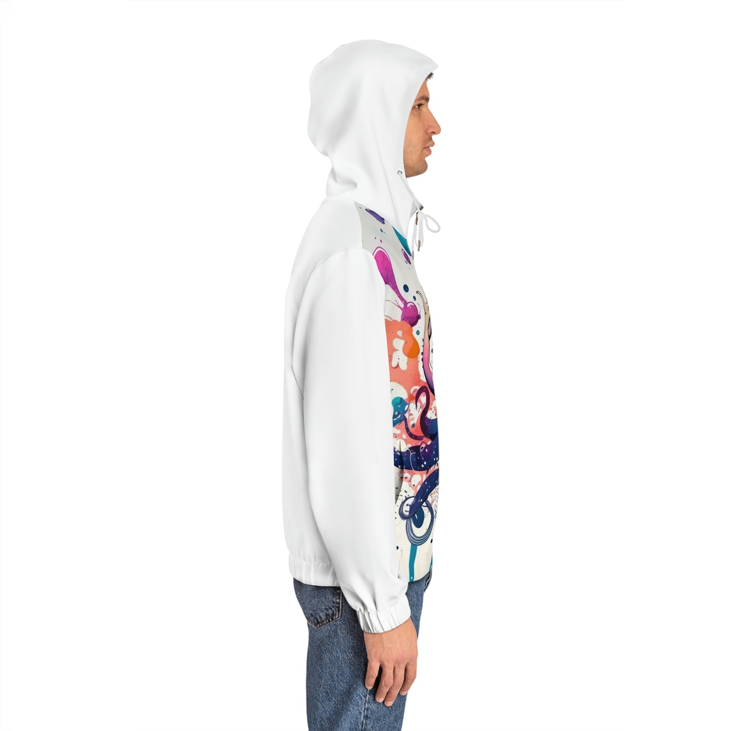 Men's Full-Zip Hoodie - Hiphoctopus 1