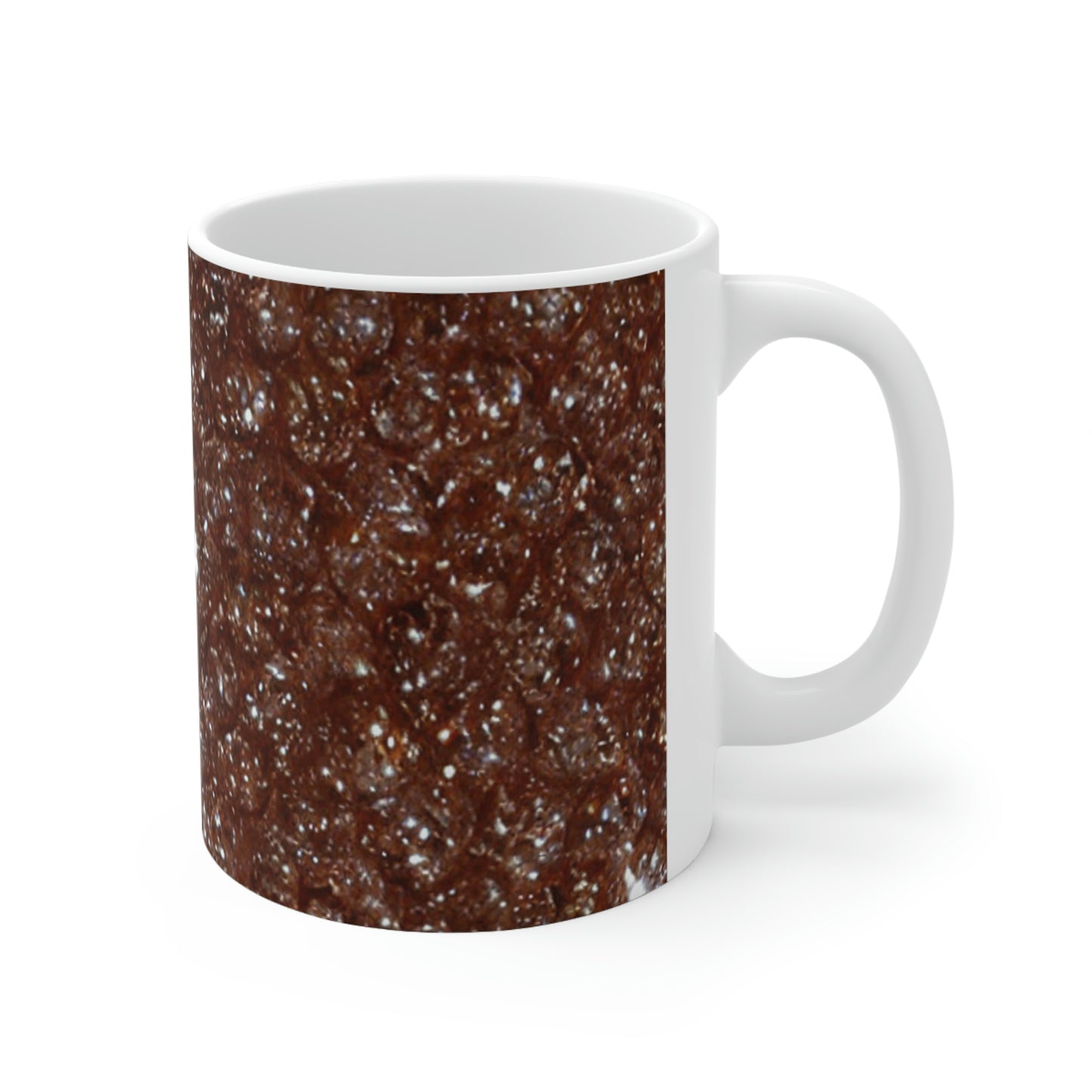 Brown Diamond Coffee Mug