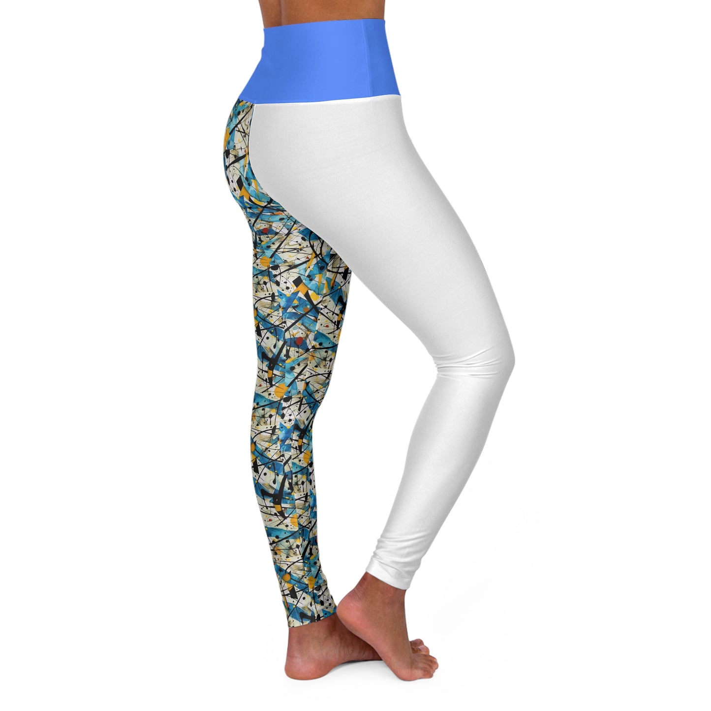 High Waisted Yoga Leggings (AOP)